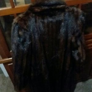 Mink fur coat